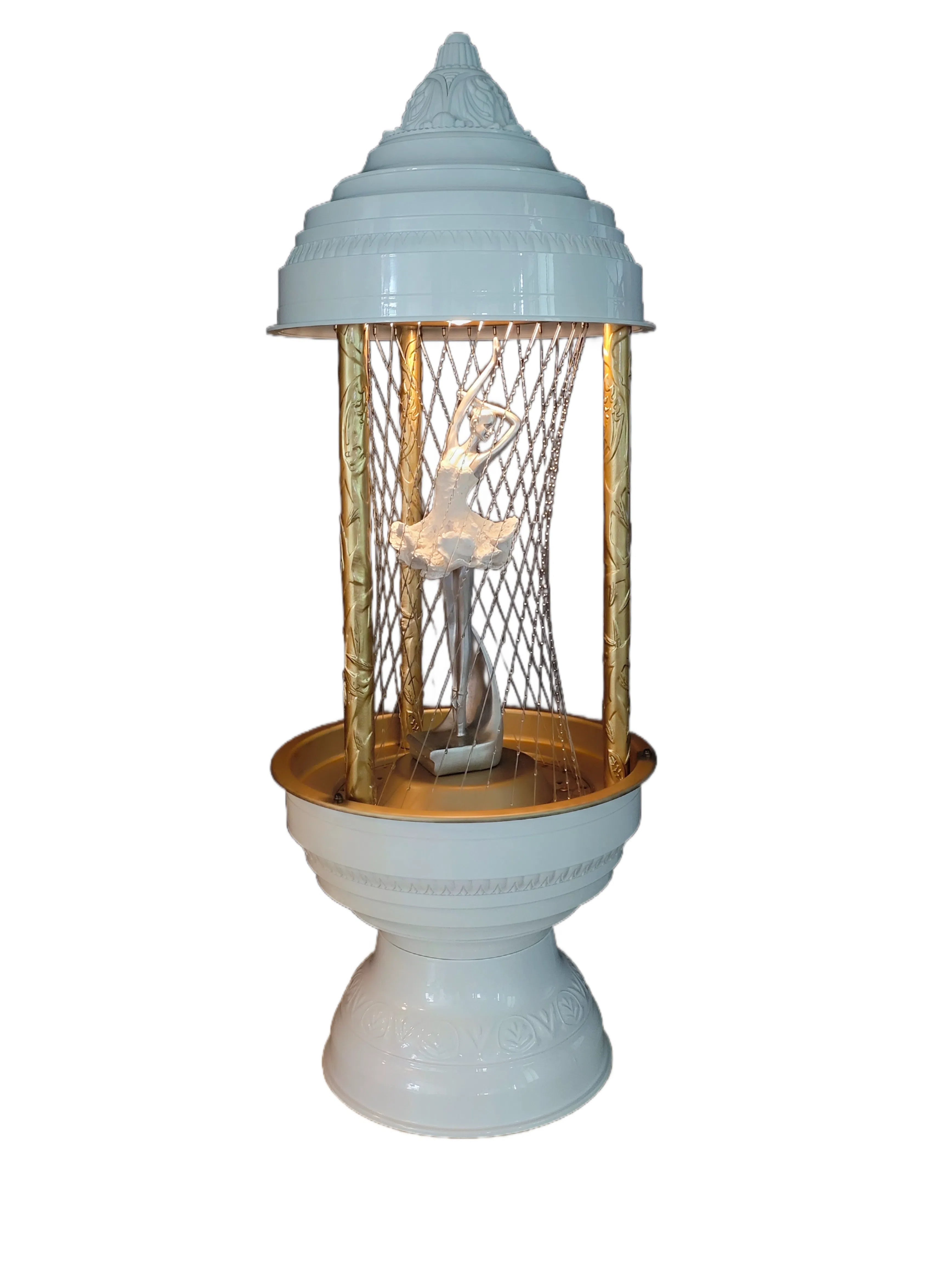 70s Cinnamon Rain Lamp, Retro Oil Rain Lamp– Ballet-dancer – Rainfall  lamp，Vintage Table lamp,  Suitable for bedrooms, Living Rooms and Stores