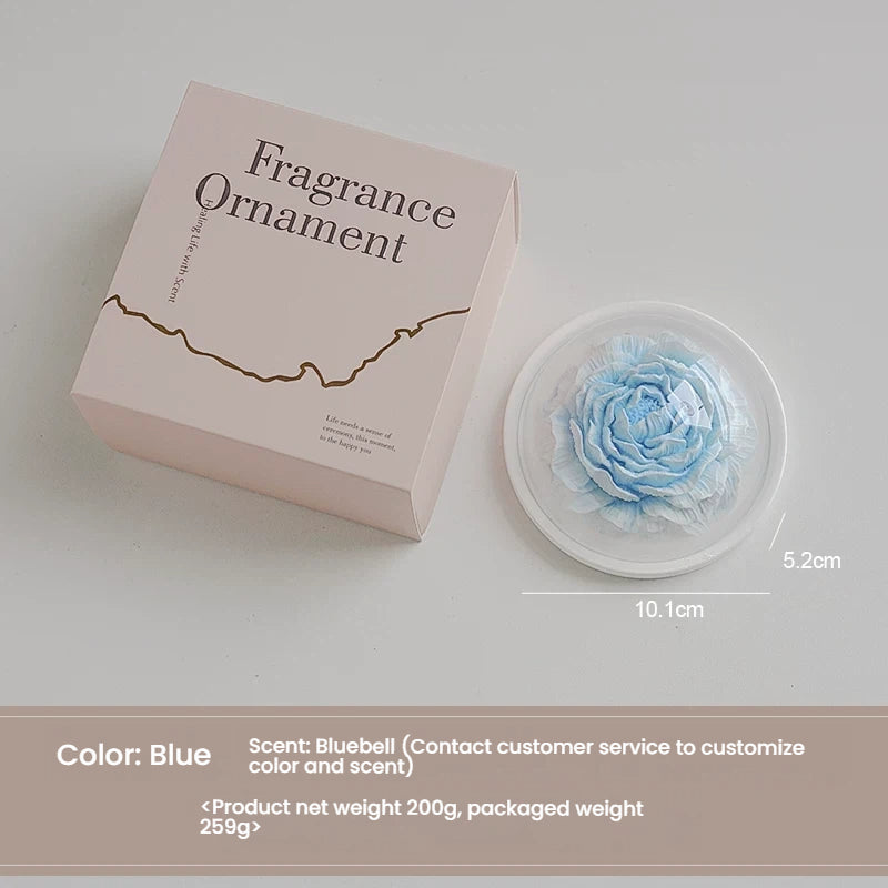Peony Flower Gypsum Aromatherapy Desktop Decorative Item  Gift Diffuser Stone Aromatherapy Small-Scale Souvenir Gift