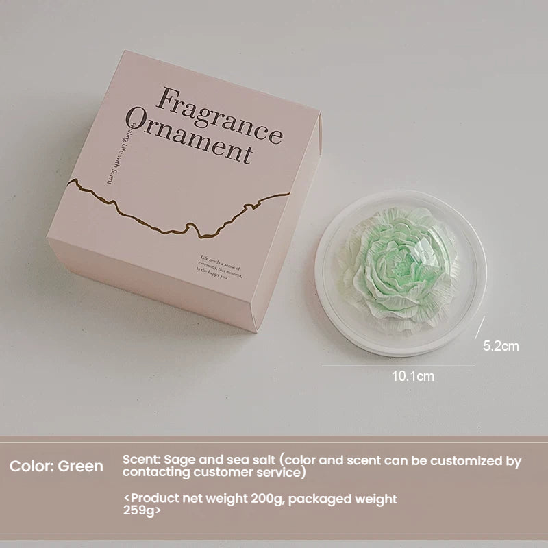 Peony Flower Gypsum Aromatherapy Desktop Decorative Item  Gift Diffuser Stone Aromatherapy Small-Scale Souvenir Gift