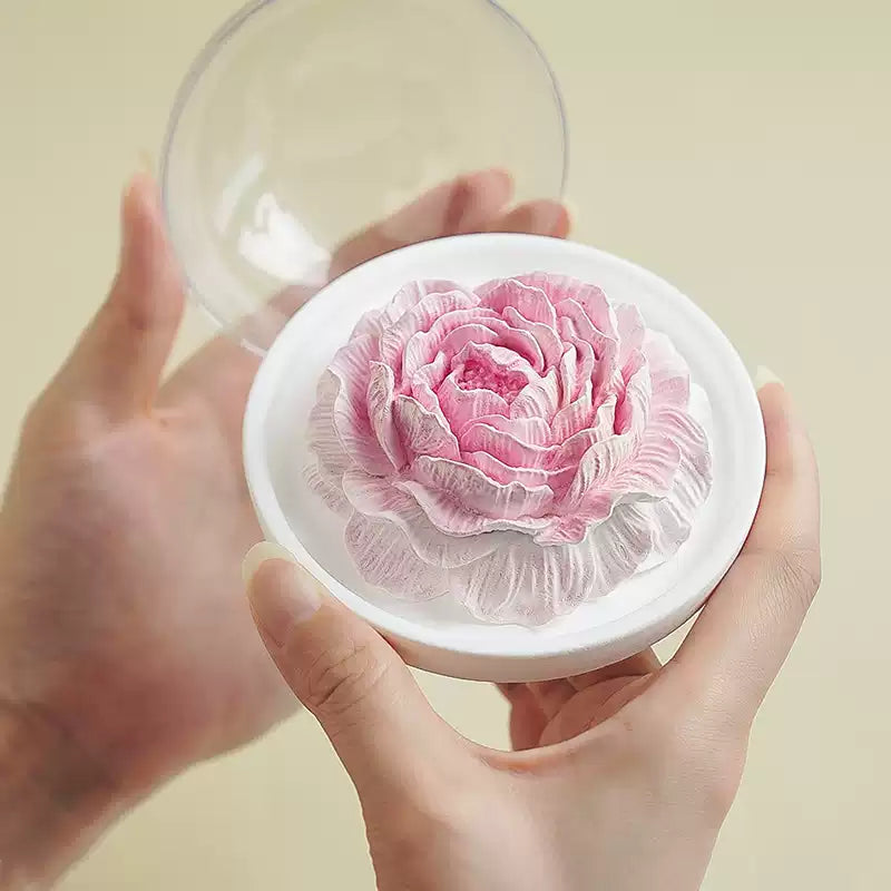 Peony Flower Gypsum Aromatherapy Desktop Decorative Item  Gift Diffuser Stone Aromatherapy Small-Scale Souvenir Gift